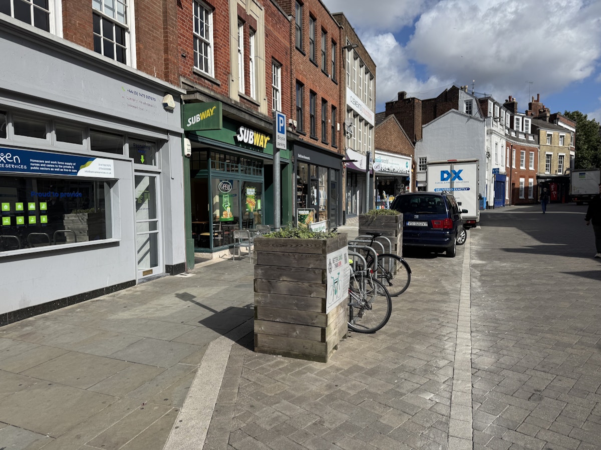 Planters on Queen Street